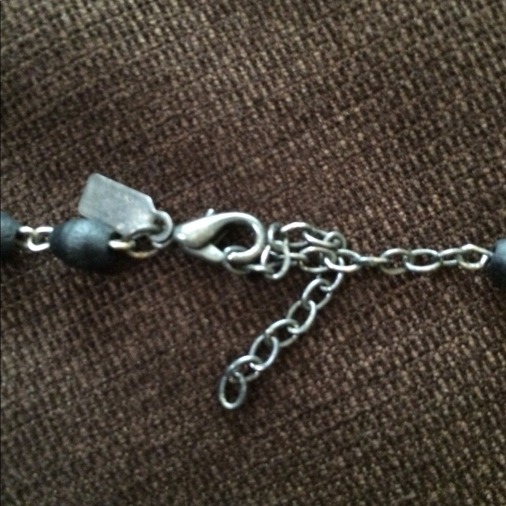 Vintage Style Black Bead & Tassel Tiered Necklace - Picture 5 of 5